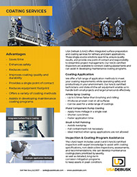 DEB Coatings Sales Sheet - 120123