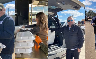 Volunteers Provide Food After Tornado Strikes