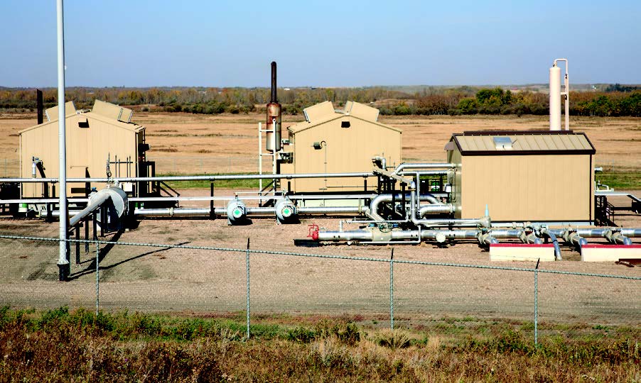 USAD facility services compressor station